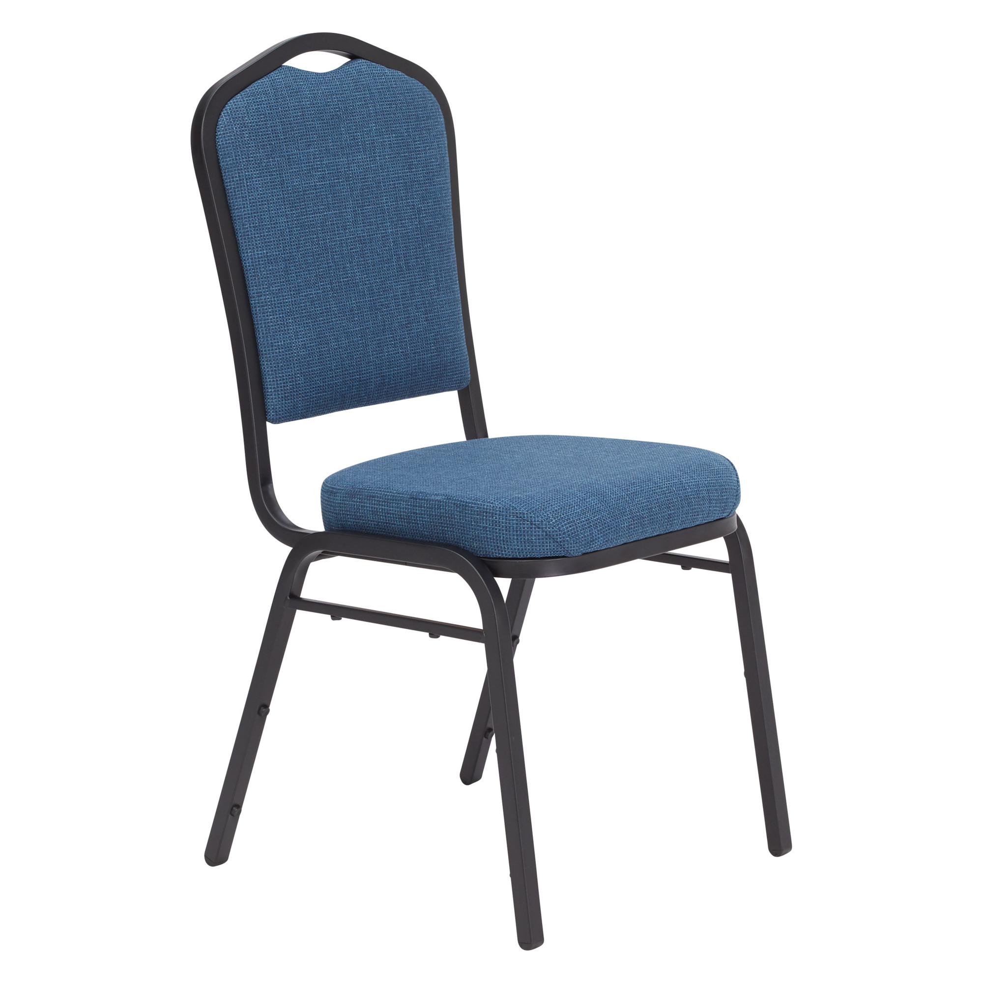 National Public Seating, 9300 Series Fabric Stack Chair, Primary Color Blue, Included (qty.) 1, Seating Type Dining Chair, Model# 9374-BT